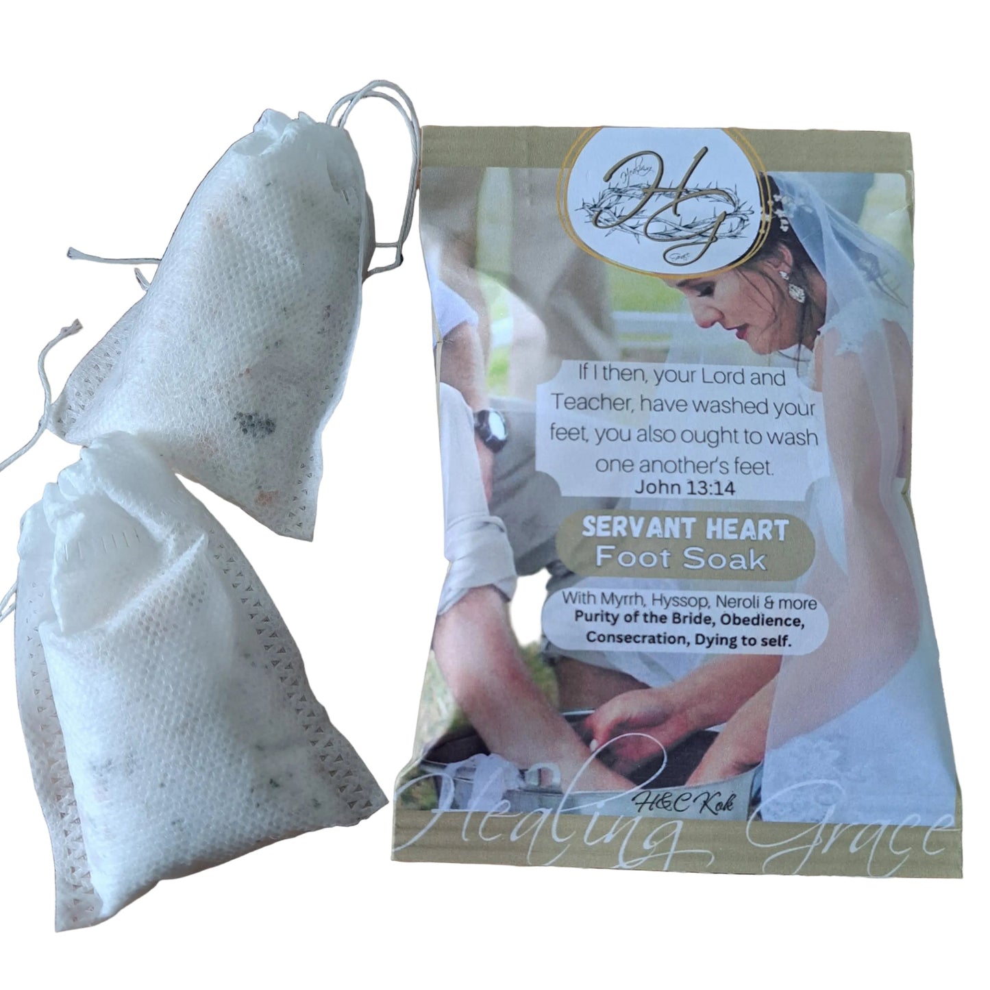 Serving Heart Foot Soak