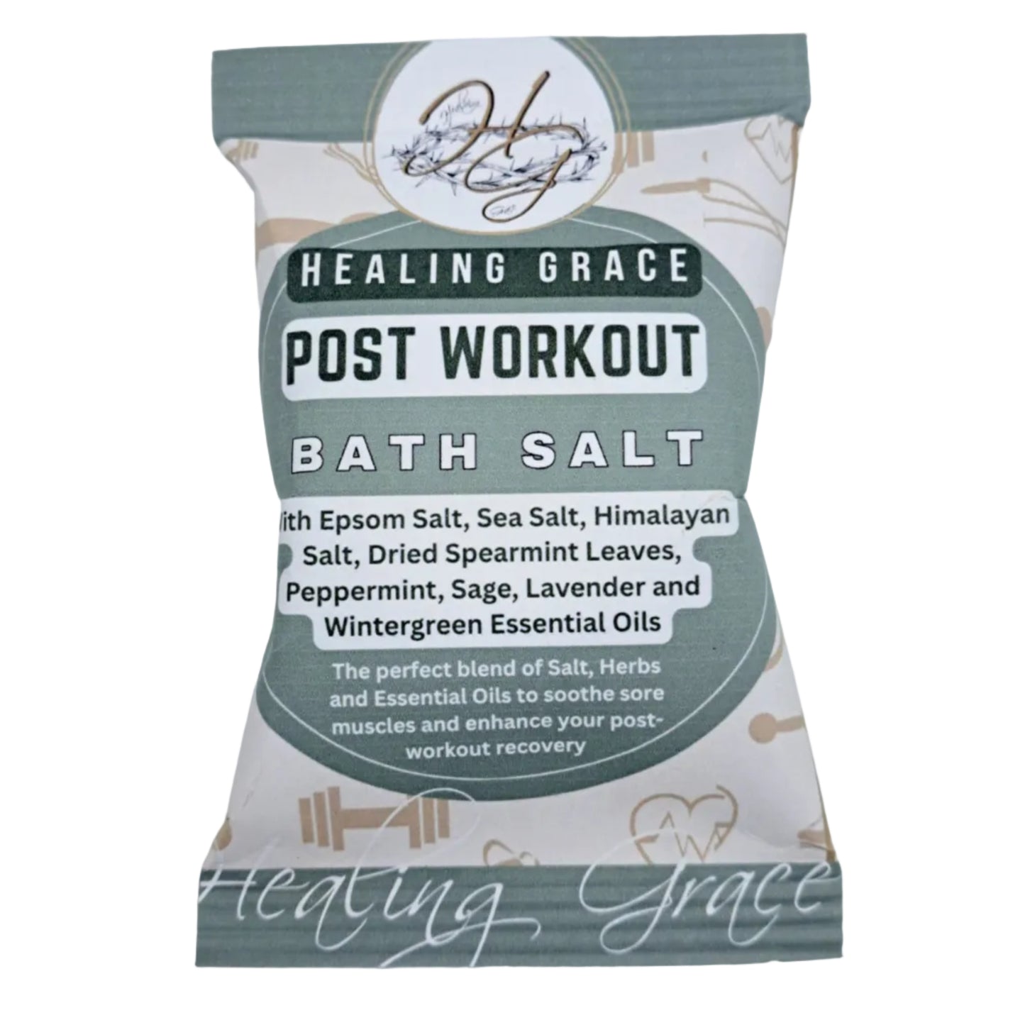 Post Workout Bath Salt Bags
