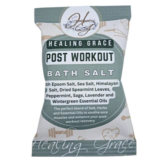 Post Workout Bath Salt Bags